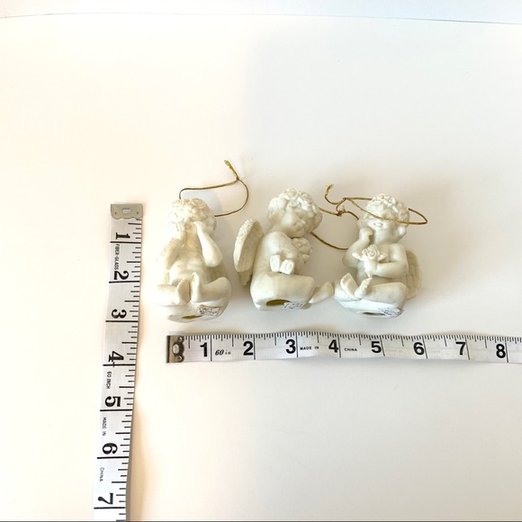 COPY - Vintage HJ&G White Ceramic Angel Ornaments - Picture 7 of 14